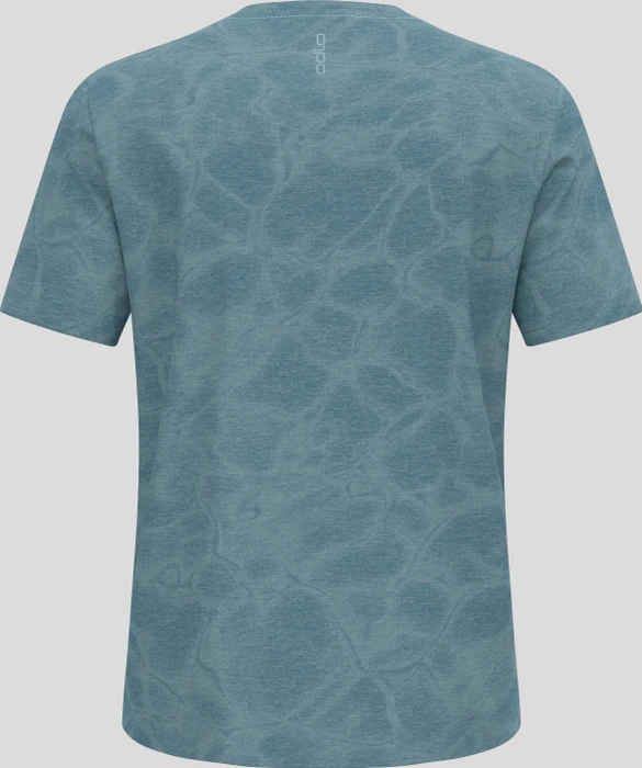 Odlo Zeroweight Engineered Chill-Tec Laufshirt kurzarm provincial blue melange (Herren)