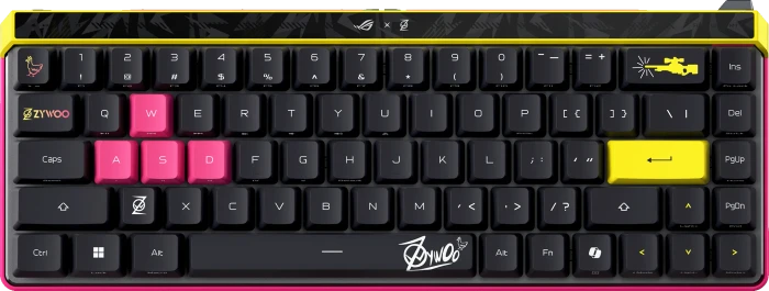 ASUS ROG Falchion Ace HFX, ZywOo Edition, PBT, ROG HFX Magnetic, USB, US