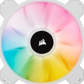 Corsair SP Series iCUE SP140 RGB Elite Dual Fan Kit, weiß, LED-Steuerung, 140mm, 2er-Pack