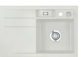 systemceram Bela 78 Einbau Becken rechts mit Ablauffernbedienung alu