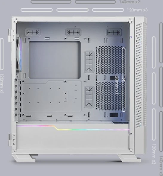 MSI MPG Velox 100R White, weiß, Glasfenster