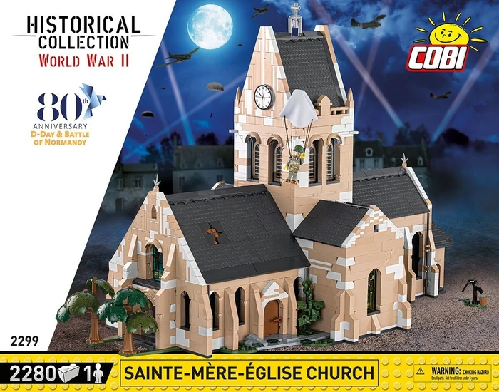 Cobi Historical Collection WW2 Sainte-Mère-Église Kirche