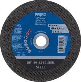 Pferd EHT 180-2.9 SG STEEL Trennscheibe, 180x2.9x22.23mm, 25 Stück