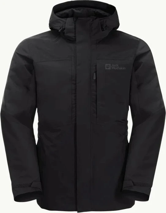 Jack Wolfskin Romberg 3in1 Funktionsjacke schwarz (Herren)