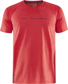 Craft ADV Gravel SS Tee Trikot kurzarm reddish melange