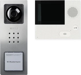 Siedle CVB 850-1 E/W Video-Set Siedle Basic, 1 Teilnehmer, Set