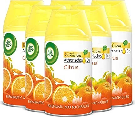 Air Wick Freshmatic Max Citrus Duftspray Refill, 1.5l (6x 250ml)