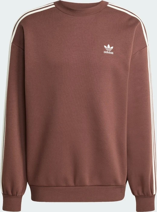 adidas Adicolor Oversized Crew Sweatshirt auburn/off white (Herren)