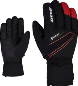 Ziener Gunar GTX Skihandschuhe schwarz/rot