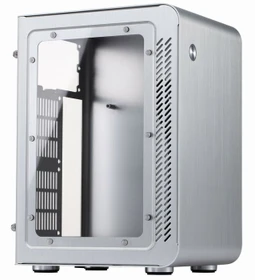 Cooltek U1 silber, Acrylfenster, Mini-ITX