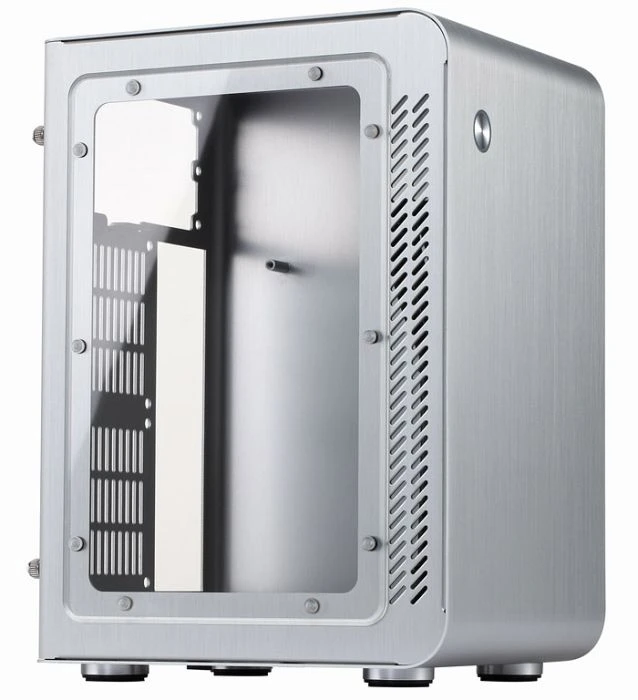 Cooltek U1 silber, Acrylfenster, Mini-ITX