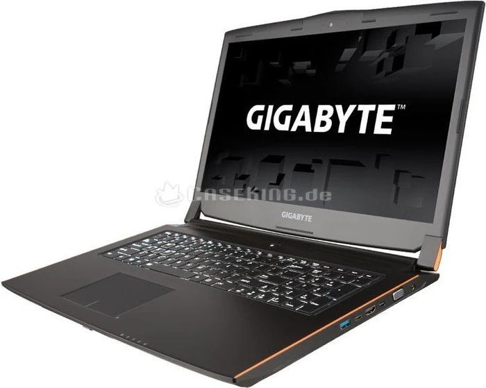 GIGABYTE P57W v7, Core i7-7700HQ, 16GB RAM, 256GB SSD, 1TB HDD, GeForce GTX 1060, DE