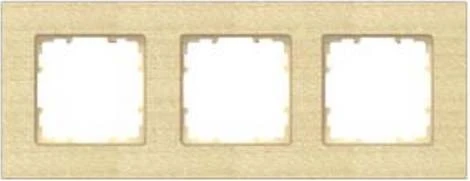 Siemens DELTA miro Rahmen 3-Fach Holz, ahorn