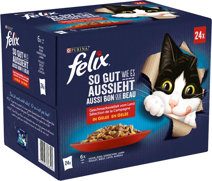 Purina Felix So gut wie es aussieht Doppelt Lecker