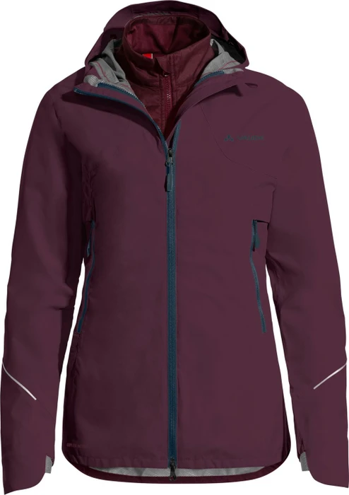 Vaude Yaras 3in1 Fahrradjacke cassis (Damen)
