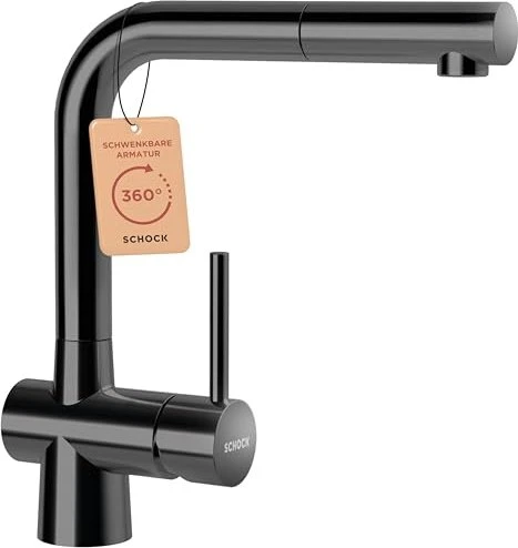 Schock Laios ausziehbar gunmetal
