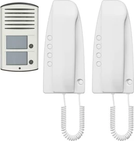 Legrand Analoges Audio-Set Swing mit Linea 2000 AP, Zweifamilienhaus, Set, Aluminium
