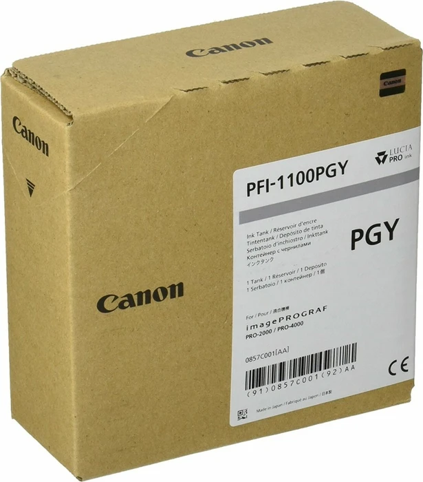 Canon Tinte PFI-1100PGY grau photo