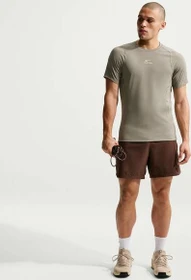 Nike Pro Training Dri-FIT Funktionsshirt kurzarm light army/light liquid lime (Herren)