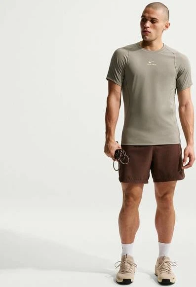 Nike Pro Training Dri-FIT Funktionsshirt kurzarm light army/light liquid lime (Herren)