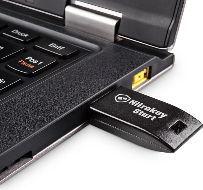 Nitrokey Start, schwarz, USB-A, 1 Stück