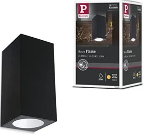 Paulmann House Flame LED Wandleuchte 2-flammig anthrazit