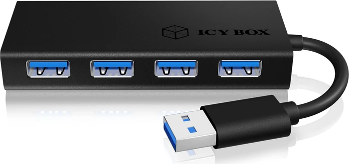 RaidSonic Icy Box IB-AC6104-B schwarz, USB-A 3.0 [Stecker]