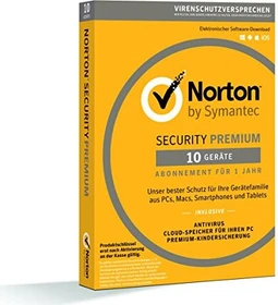 NortonLifeLock Norton Security Premium 3.0, 10 User (deutsch) (Multi-Device) (21355488)