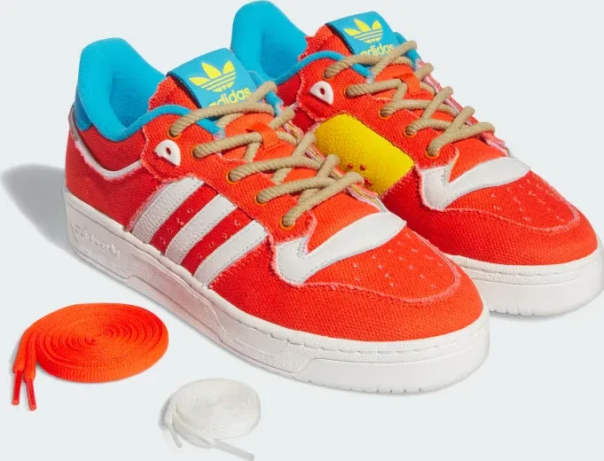 adidas Rivalry Low 86 warm red/yellow/blue