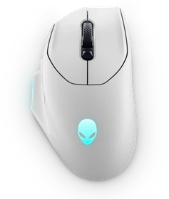 Dell Alienware AW620M Wireless Gaming Mouse, Lunar Light, USB