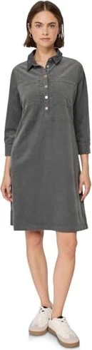 Street One Studio Knielanges Cordkleid Kleid deep stone grey (Damen)