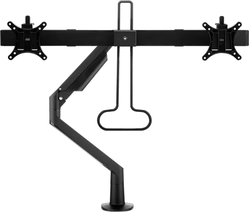 Fellowes Chicago Crossbar Monitorarm Dual schwarz
