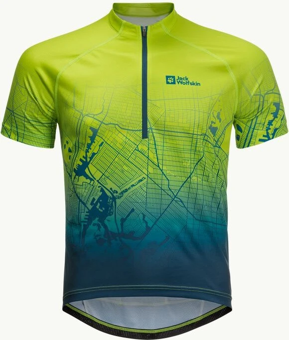 Jack Wolfskin Morobbia Hz Print Trikot kurzarm fresh green (Herren)