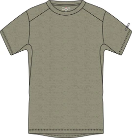 CMP Print Funktionsshirt kurzarm sage melange (Herren)