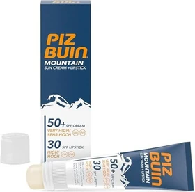 Piz Buin Mountain Sun Cream + Lipstick LSF50+, 22.3ml