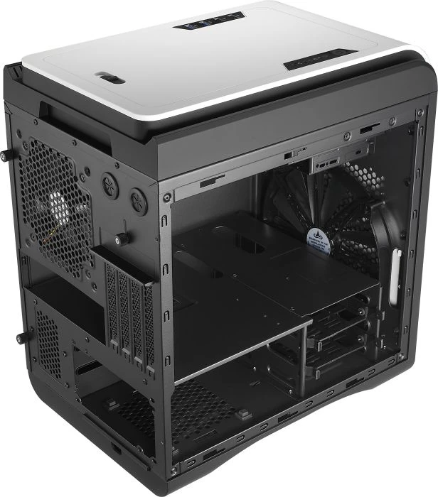 AeroCool DS Cube Black/White Window Edition, Acrylfenster