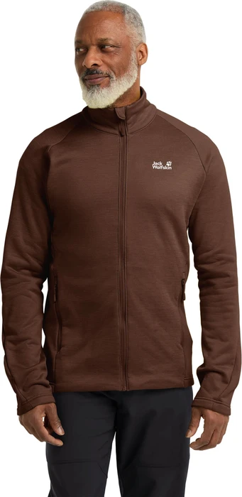 Jack Wolfskin Peak District FZ Jacke hot choc (Herren)