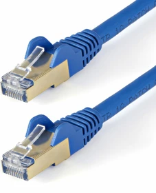 StarTech PVC Patchkabel, Cat6a, U/FTP, RJ-45/RJ-45, 2m, blau