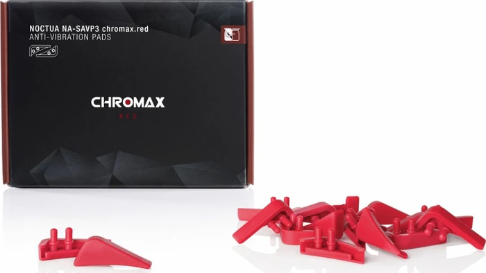 Noctua NA-SAVP3 chromax.red Anti-Vibrations-Pads für NF-A15, rot, 16er-Pack