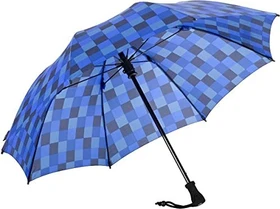 EuroSchirm Birdiepal Schirm blau/grün kariert