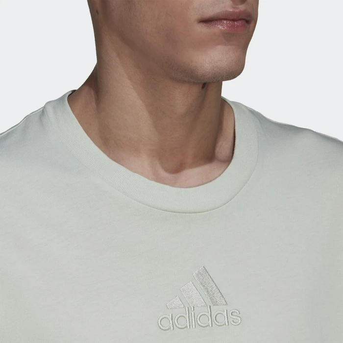 adidas Studio Lounge T-Shirt kurzarm linen green (Herren)