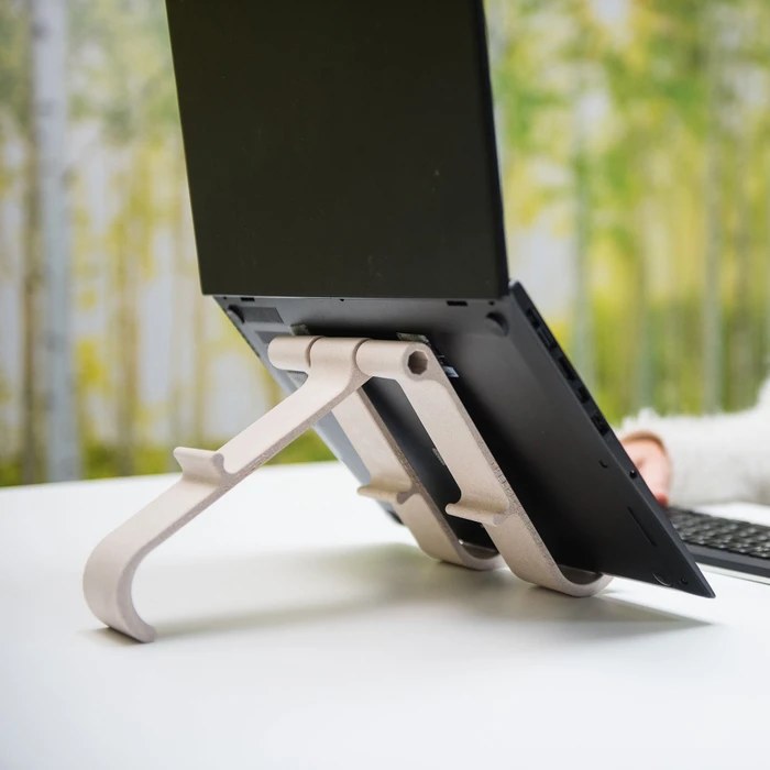 R-Go Treepod Biobased, Notebook-Stand, weiß, verstellbar