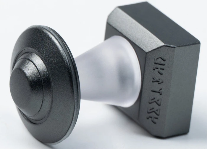 Keychron UFO Alu Alloy Artisan Keycap, Aluminium, Acryl, schwarz/silber, 1 Taste