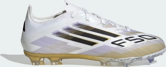 adidas F50 Elite FG cloud white/core black/gold metallic (Junior)