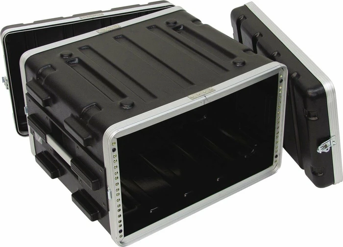 Roadinger Kunststoff-Rack KR-19, 6HE, DD, schwarz