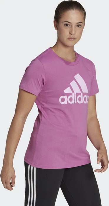 adidas Loungewear Essentials Logo T-Shirt kurzarm semi pulse lilac/bliss lilac (Damen)
