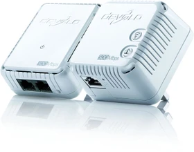 devolo dLAN 500 WiFi Starter Kit, NL/ES/PT-Region, Powerline/WLAN-Access Point und Powerline-Adapter Set, 2er-Bundle (9276)