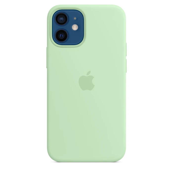 Apple Silikon Case mit MagSafe für iPhone 12 Mini Pistazie