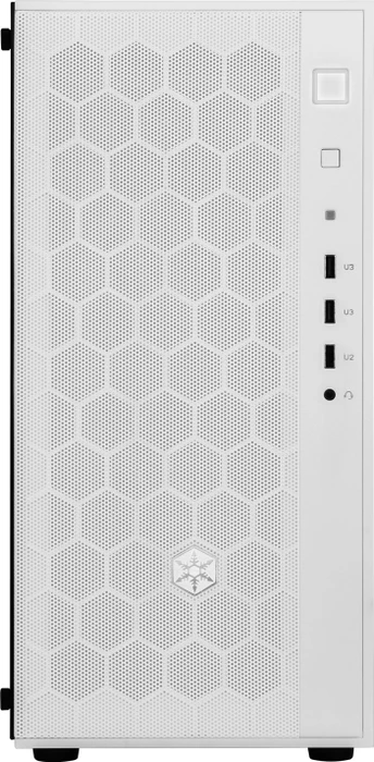 SilverStone Fara R1, weiß, Glasfenster