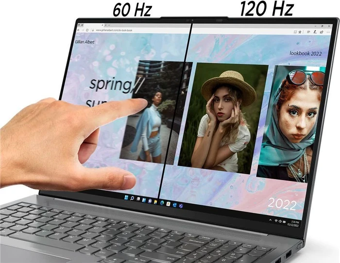 Lenovo Yoga Slim 7 Pro 16IAH7, Storm Grey, Core i7-12700H, 16GB RAM, 1TB SSD, Arc A370M Graphics, DE